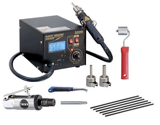[070974] GYS PLASTICS' WELDING KIT - WITH CONSUMABLES AND SCRAPER