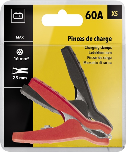 [071872] GYS CHARGING CLAMPS 60A-XS (PAIR) - Blister