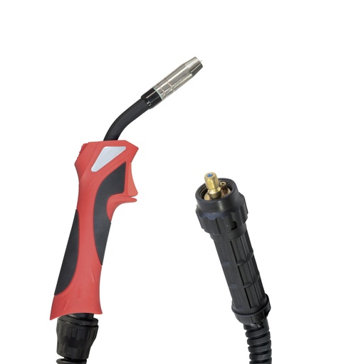 [072121] GYS TOPARC MIG TORCH 150A - AIR - 3m - STEEL (Ø1.0mm-M6) - RED