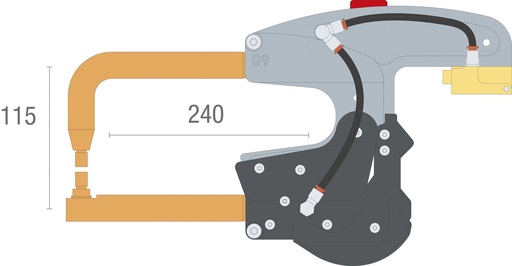 [072275] GYS INSULATED G9 ARM & X6 ARM (x2)