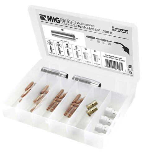 [072381] GYS CONSUMABLE BOX MB501 TORCH (MIG 500 A)