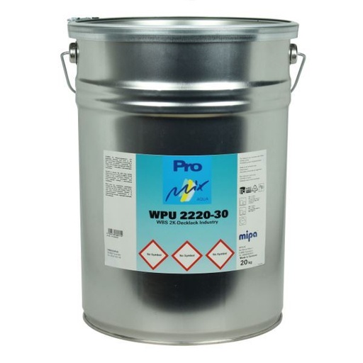 [163380000] Mipa WPU 2220-30 WBS 2K PU Topcoat Industry Satin Matt (16KG)