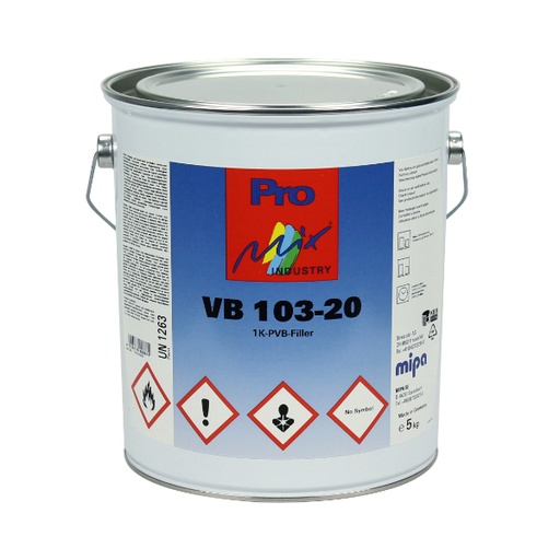 [178350000] Mipa VB 103-20 1K Polyvinyl Butyral (PVB)
Filler 4 KG