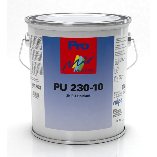 [180050000] Mipa PU 230-10 2K PU Wood Topcoat Matt 3.8 KG