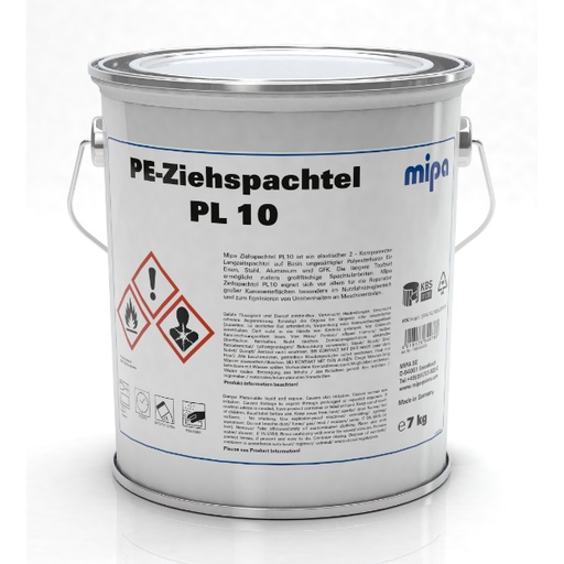 [188560000] Mipa PL 10 Ziehspachtel without Hardener P (7KG)