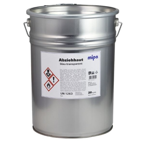 [194020000] Mipa Abziehhaut Strippable Coating Blue-Transparent (20KG)