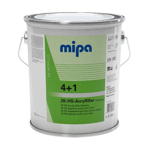 [228540002] Mipa 4+1 Acrylfiller 2K HS Grey (4LT)