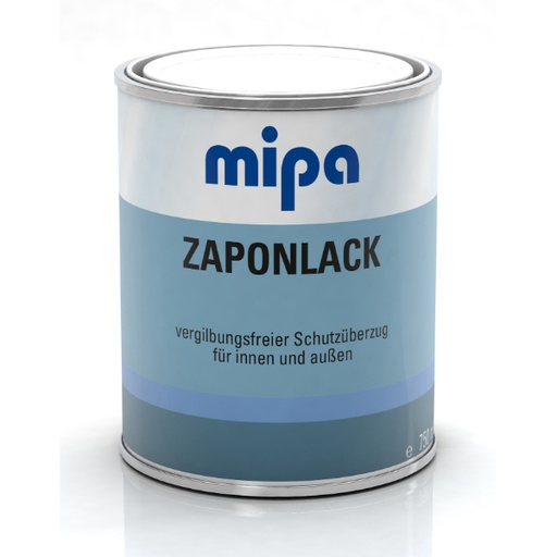[640200003] Mipa Zaponlack Clear for Metal 750 ML