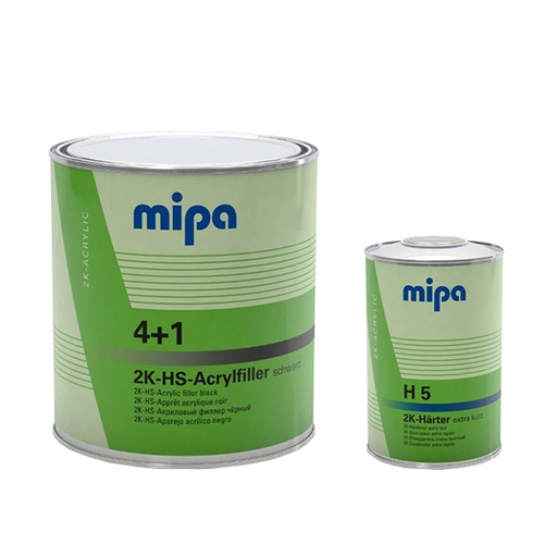 [KIT_4+1_11] Mipa Kit 60 x 4+1 Black (3Ltr), 60 x H5 Hardener (1Ltr)