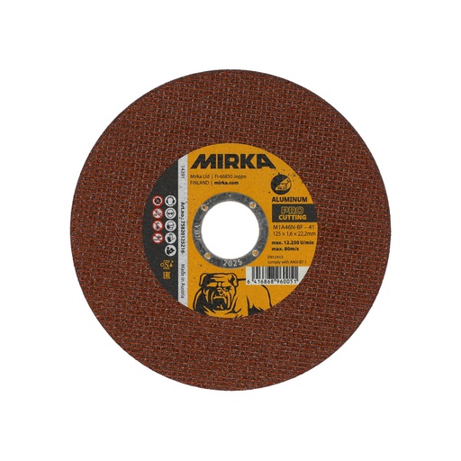 [75820125216] Mirka PRO Cutting 125x1,6x22,2mm M1A46N-BF Alu