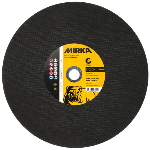 [75820350140] Mirka PRO Cutting 350x4,0x25,4mm M1A30-BF Steel