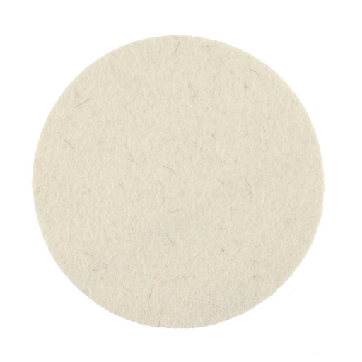 [7996012511] Mirka Polishing Felt Pad 125x6mm Grip White, 2/Pack