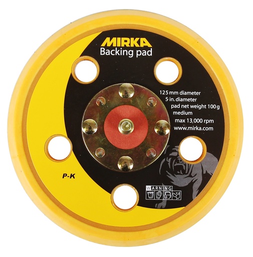 [8295191511] Mirka Backing Pad 125mm 5/16 Grip Medium"