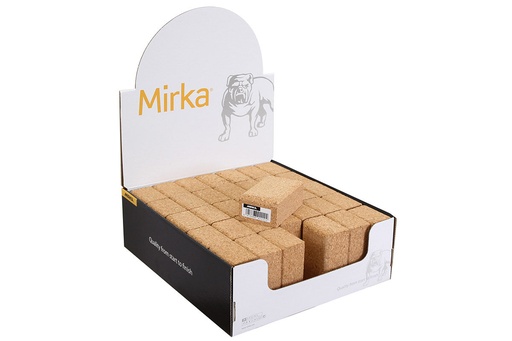 [8790013511] Mirka Sanding Block Cork Display 100x60x40mm, 35/Pack