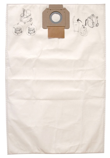 [8999100211] Mirka Dustbag Fleece for DE 1230/1242, 5/Pack