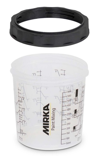[9190173400] Mirka Outer Cup with Collar for PCS 400ml, 2/Pack