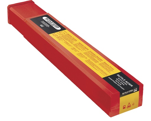[081604] GYS 54 STEEL RUTILE ELECTRODES Ø3.2 - HALF-SIZE PLASTIC CASE