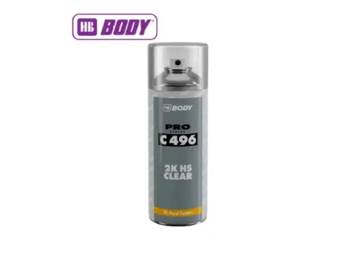 [520.00.0000.0] HB Body 496 SPRAY (AEROSOL) CLEAR COAT 400ml