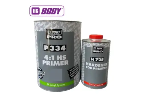 [KIT24.334.725G] HB Body 334 Grey 4L + 1 X 725 1L 334 HIGH BUILD KIT