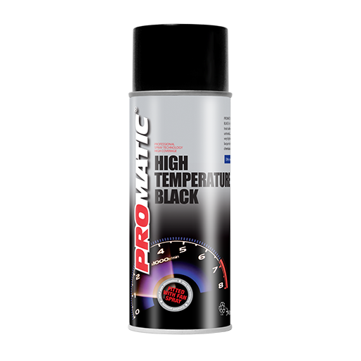 [HTB400] PROMATIC - BLACK HIGH TEMPERATURE AEROSOL (400ML)