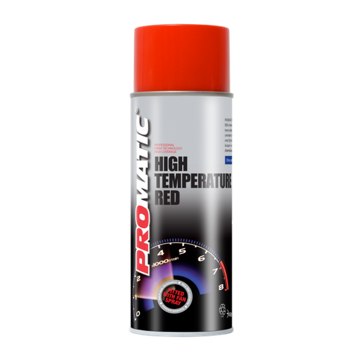 [HTR400] PROMATIC - RED HIGH TEMPERATURE AEROSOL (400ML)
