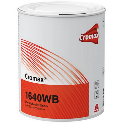 [CRO.1250093925] 3.5ltr Cromax 1640 WB LV Metallic And Peal Colours Binder (Each)