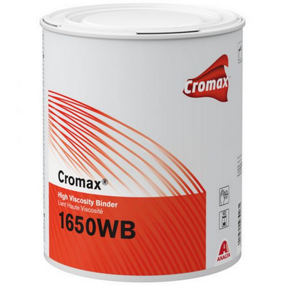 [CRO.1250093926] 3.5ltr Cromax 1650 WB HV Metallic And Peal Colours Binder (Each)