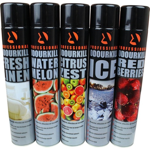 [AAOK05] CarTec Odourkill Air Freshener 750ml Black Ice