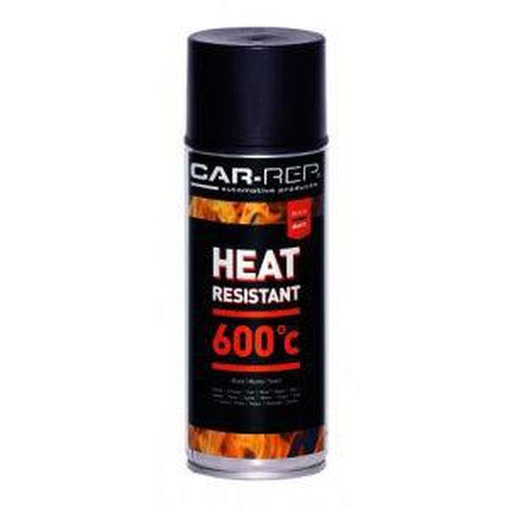 [CR01092] Car-Rep Heatresistant Black 600c Aerosol 400ml - 400ml