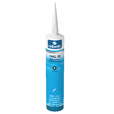 [66299] RHG 70 polymer glass adhes - 290ml black