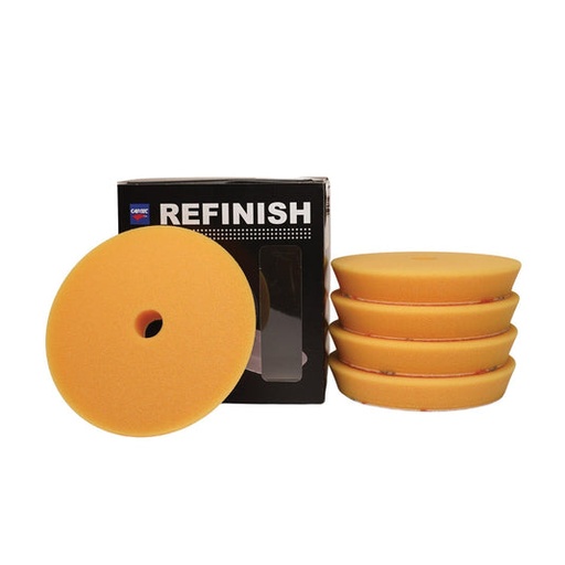 [RF2126] Yellow Compound Pad 150mm x 5 (Orbital) - Box