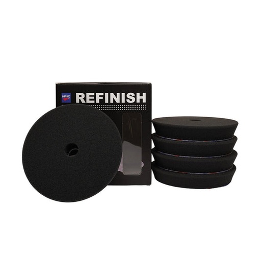 [RF2176] CarTec Box of 5 Anthracite Orbital Finishing Pads 150mm 