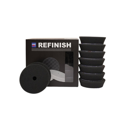 [RF2177] CarTec Box of 12 Anthracite Orbital Finishing Pads 100mm 