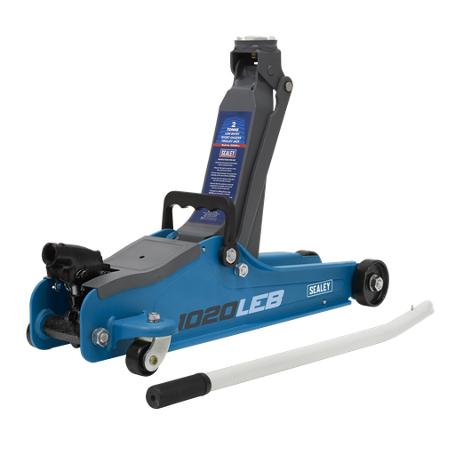[1020LEB] Sealey Low Profile Short Chassis Trolley Jack 2 Tonne - Blue