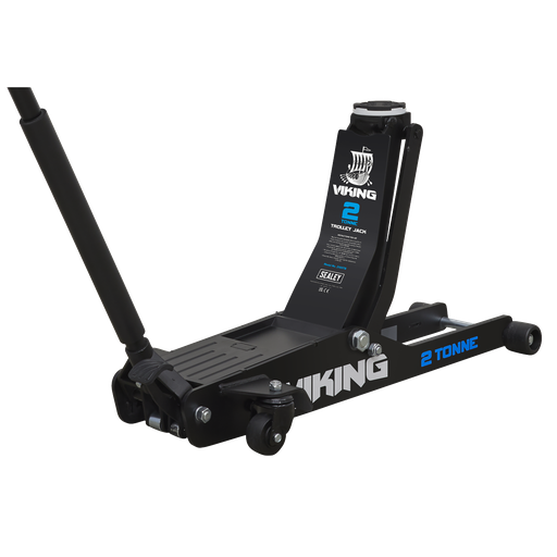 [2100TB] Sealey Viking Low Profile Professional Long Reach Trolley Jack with Rocket Lift 2 Tonne