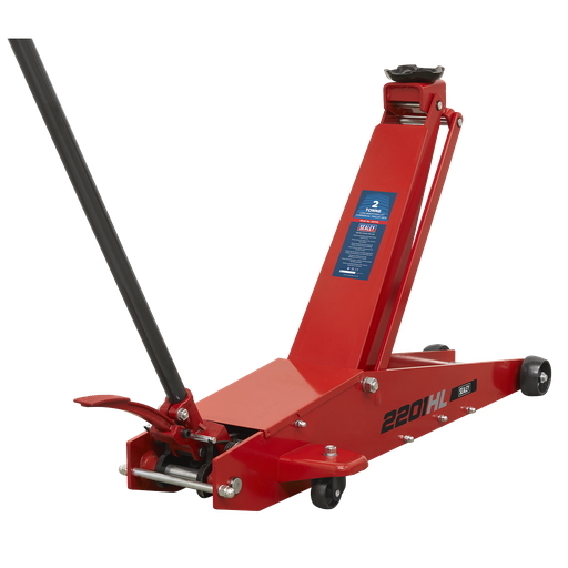 [2201HL] Sealey Long Reach High Lift Commercial Trolley Jack 2 Tonne