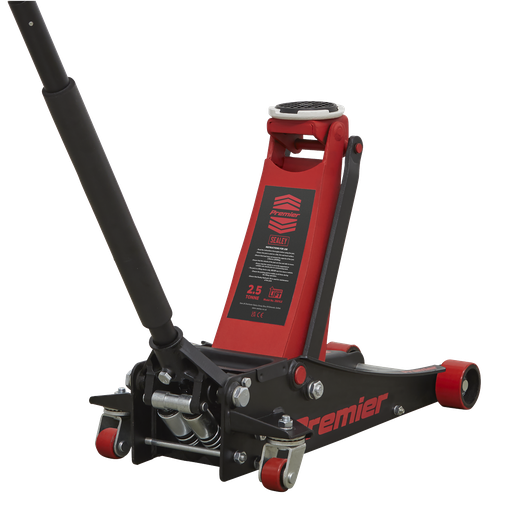 [2501LE] Sealey Premier Low Profile with Rocket Lift Trolley Jack 2.5 Tonne