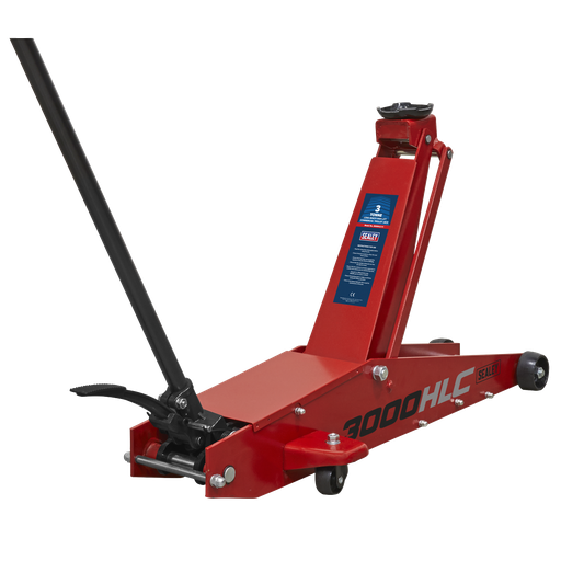 [3000HLC] Premier Long Reach High Lift Trolley Jack 3 Tonne