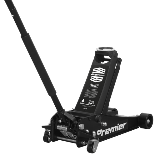 [4040AB] Sealey Premier Low Profile Trolley Jack with Rocket Lift 4 Tonne - Black