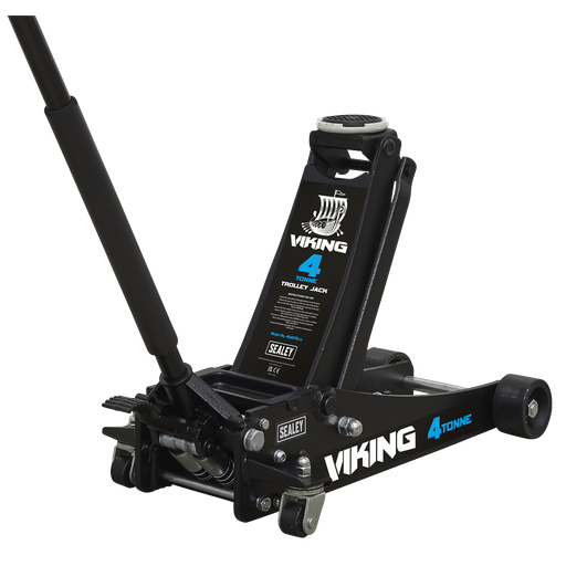 [4040TB] Sealey Viking Low Profile Professional Trolley Jack with Rocket Lift 4 Tonne
