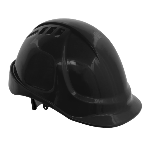 [502BLK] Sealey Worksafe® Vented Safety Helmet - Black