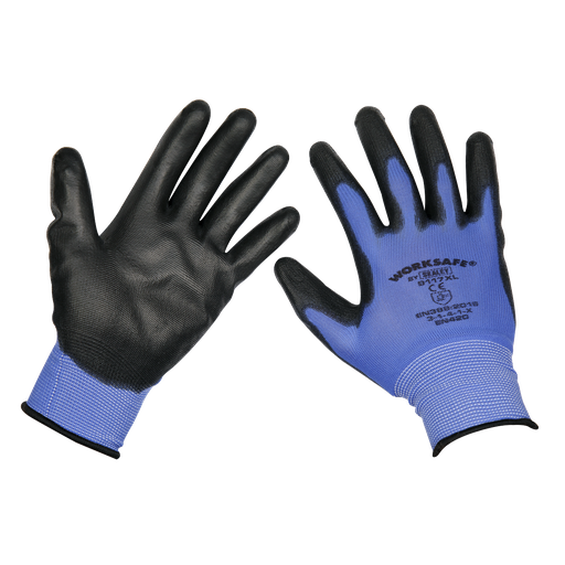 [9117XL/12] Sealey Worksafe® Lightweight Precision Grip Gloves, X-Large - Pack of 12 Pairs