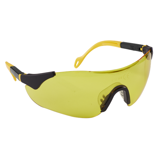 [9212] Sealey Worksafe® Sports Style High-Vision Safety Glasses with Adjustable Arms