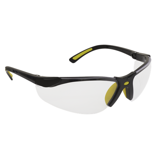 [9213] Sealey Worksafe® Zante Style Clear Safety Glasses with Flexi Arms