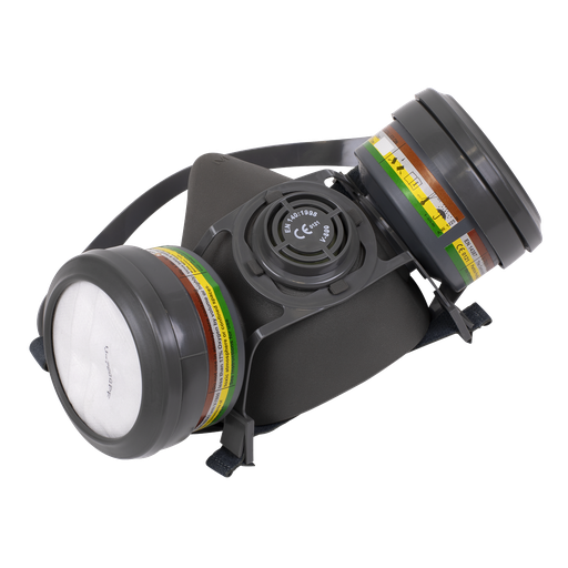 [9360/63] Sealey Worksafe® Half Mask with ABEK1 P2R Filter Cartridges