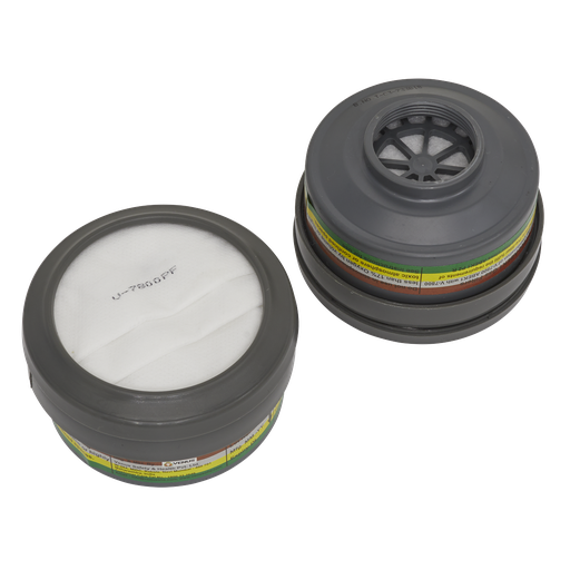 [9363] Sealey Cartridge ABEK1 P2R - Pack of 2