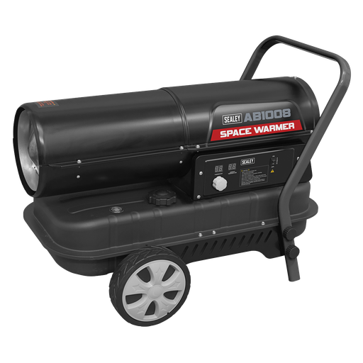 [AB1008] Sealey Space Warmer® Kerosene/Diesel Heater with Wheels 100,000Btu/hr