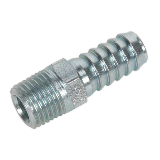 [AC09] Sealey PCL Screwed Tailpiece Male 1/4"BSPT - 3/8" Hose - Pack of 5