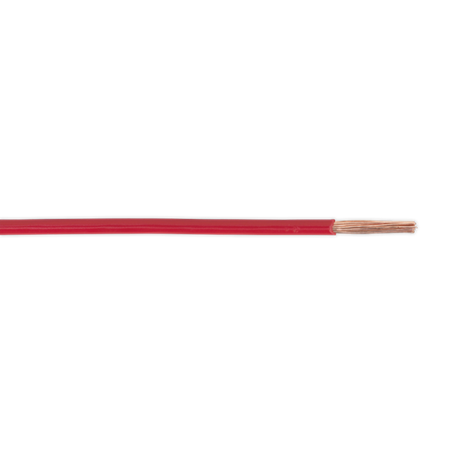 [AC2830RE] Sealey Thin Wall Single Automotive Cable 2mm² 28/0.30mm 50m - Red