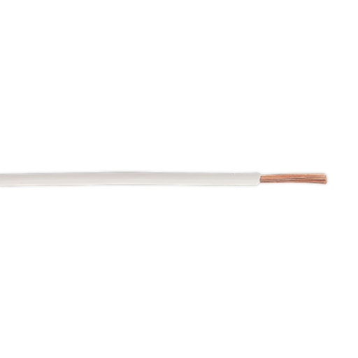 [AC2830WH] Sealey Thin Wall Automotive Cable Single 2mm² 28/0.30mm 50m - White